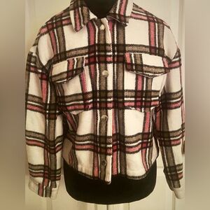 Jou Jou Plaid Jacket